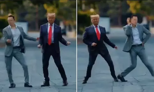 Elon Musk, Donald Trump groove to Stayin Alive in AI video with 90 million views