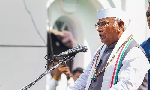 Kharge calls BJPs Partition Day as bid to spread hate