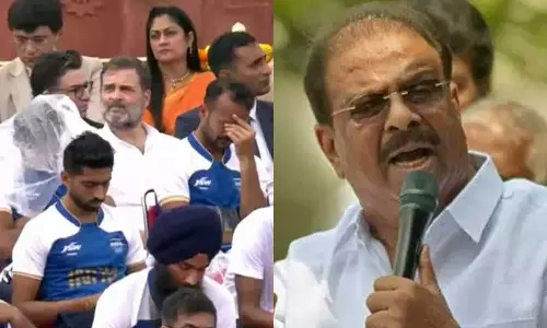 k sudhakaran criticism against disrespect to Rahul Gandhi in Independence Day Celebration Red Fort