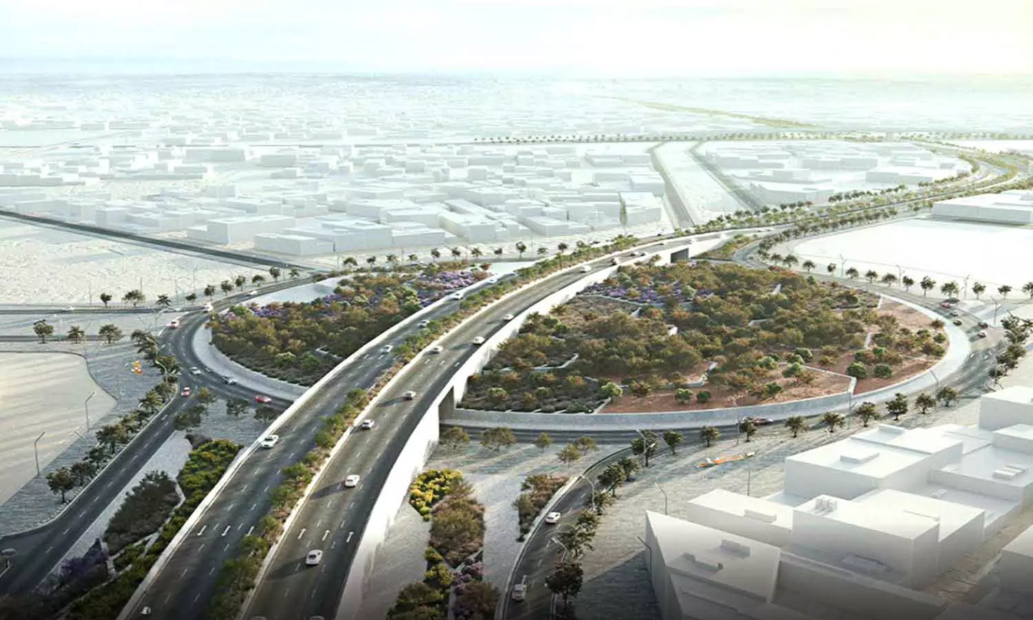 റിയാദിലെ പ്രധാന റോഡുകളുടെ വികസനം: മുവ്വായിരം കോടി റിയാൽ അനുവദിച്ച് റിയാദ് റോയൽ കമ്മീഷൻ