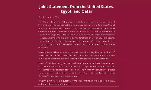 ഗസ്സ വെടിനിർത്തൽ: ദോഹ ചര്‍ച്ചയില്‍ പുരോഗതിയെന്ന് മധ്യസ്ഥ രാജ്യങ്ങള്‍