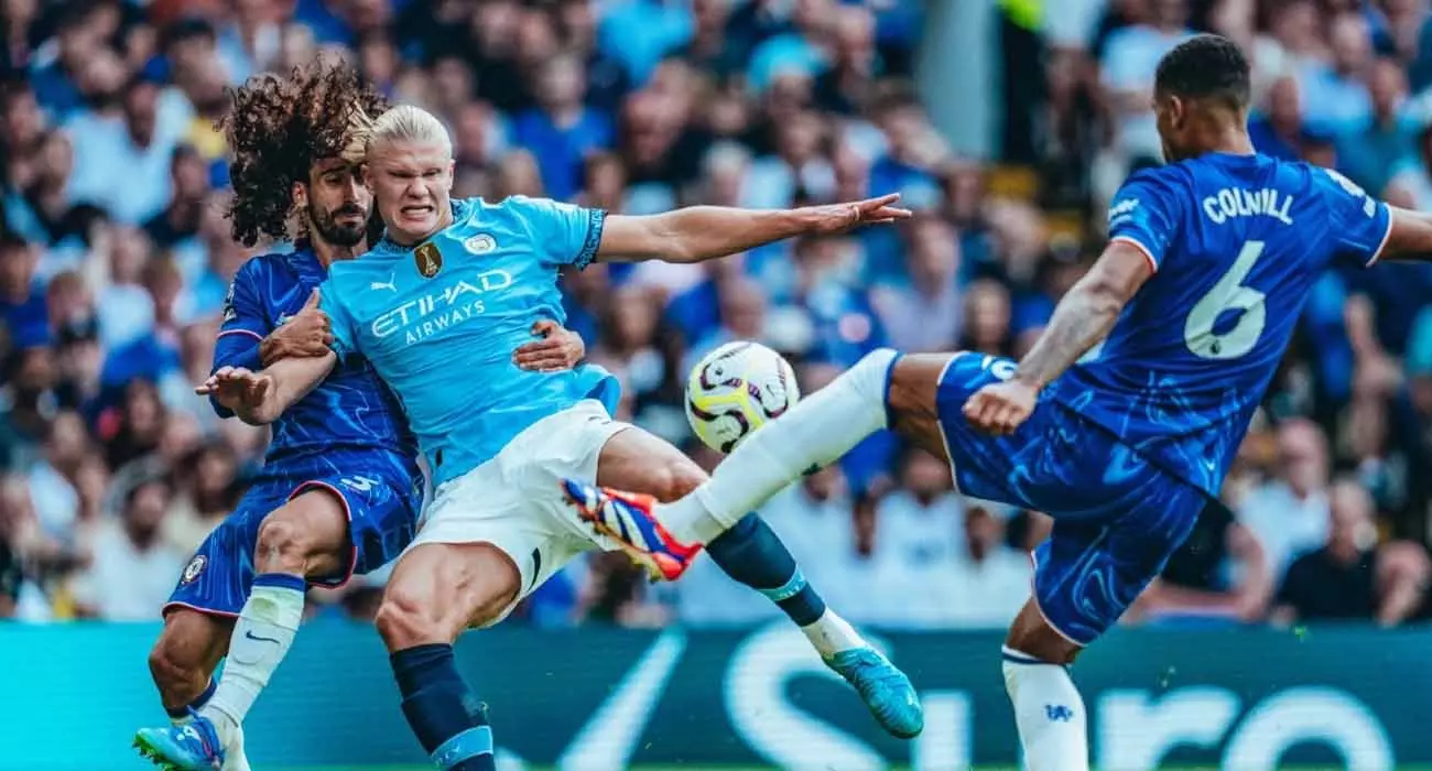 പ്രീമിയർ ലീഗിൽ കിരീടയാത്രക്ക് തുടക്കമിട്ട് സിറ്റി; ചെൽസിക്കെതിരെ രണ്ട് ഗോൾ ജയം