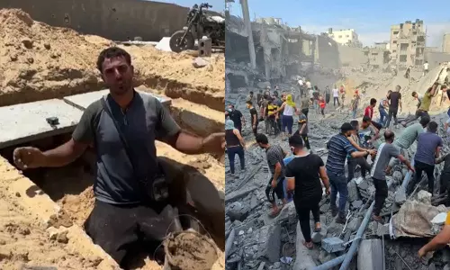 മൃതദേഹങ്ങൾ മറവ് ചെയ്യാൻ സ്ഥലമില്ലാതെ ​ഗസ്സ; ചർച്ചകൾക്കിടെ വീണ്ടും ഇസ്രായേൽ ആക്രമണം; കുട്ടികളടക്കം നിരവധി പേർ കൊല്ലപ്പെട്ടു