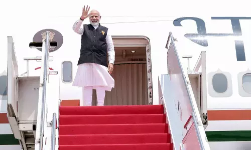 PM Modi Leaves For Poland