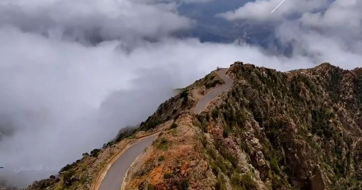 good weather after rain in aseer al baha region good weather after rain in aseer al baha region