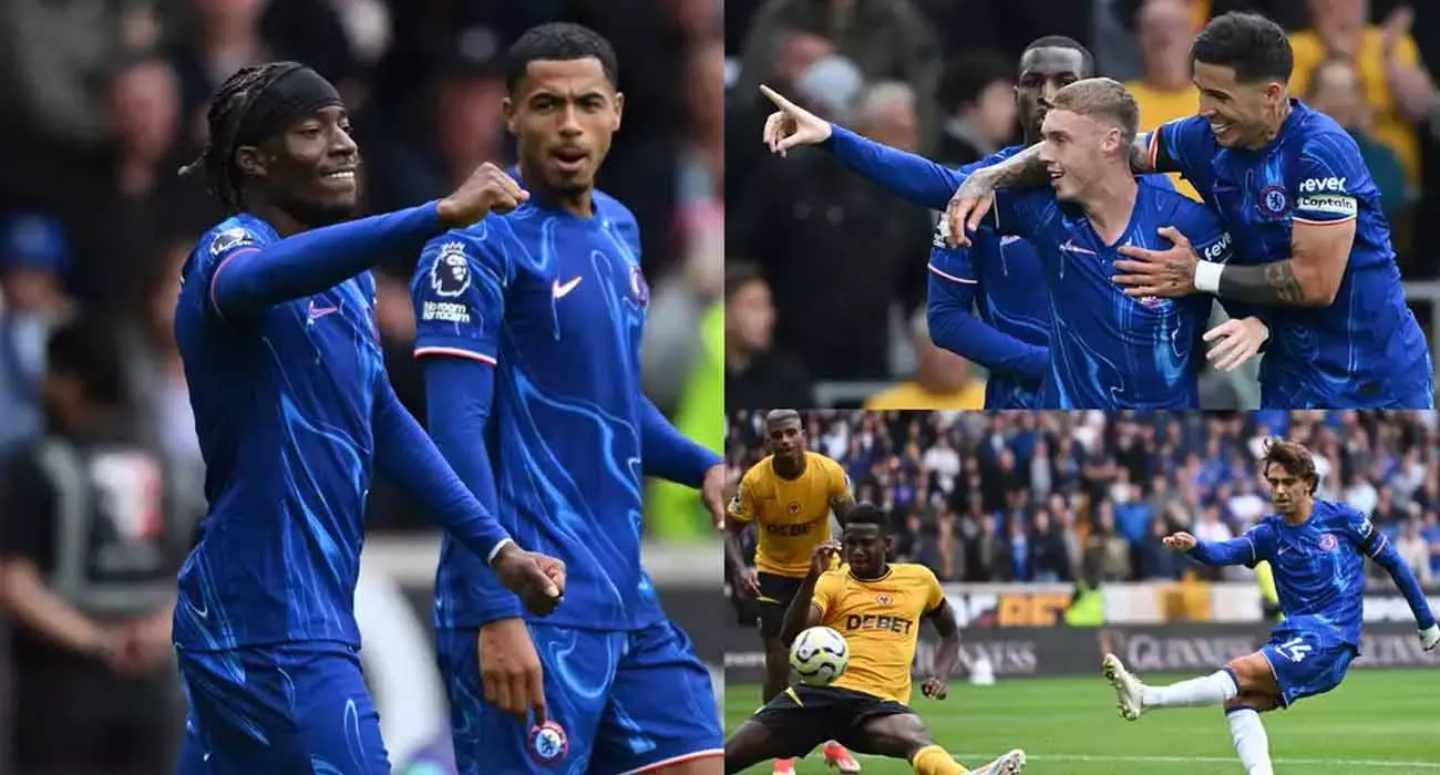 Chelsea six against Gols; Bournemouth beat Newcastle