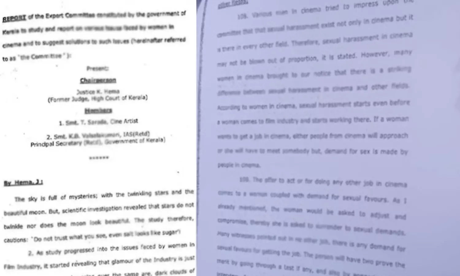 ഹേമ കമ്മിറ്റി റിപ്പോർട്ടിൽ കേസ് എടുക്കണമെന്ന് ആവശ്യപ്പെട്ട് വീണ്ടും പരാതി
