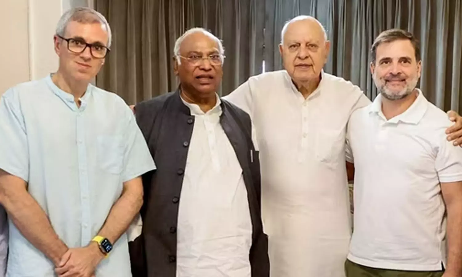 Jammu and Kashmir Elections; The conference also agreed on the seat, latest news malayalam ജമ്മു കശ്മീർ തെരഞ്ഞെടുപ്പ്; കോൺഗ്രസും നാഷണൽ കോൺഫറൻസും സീറ്റ് ധാരണയിലെത്തി