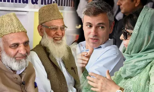 Former Jammu and Kashmir CMs Omar Abdullah and Mehbooba Mufti welcome the decision of the Jamaat-e-Islami Kashmir members to contest the upcoming assembly elections