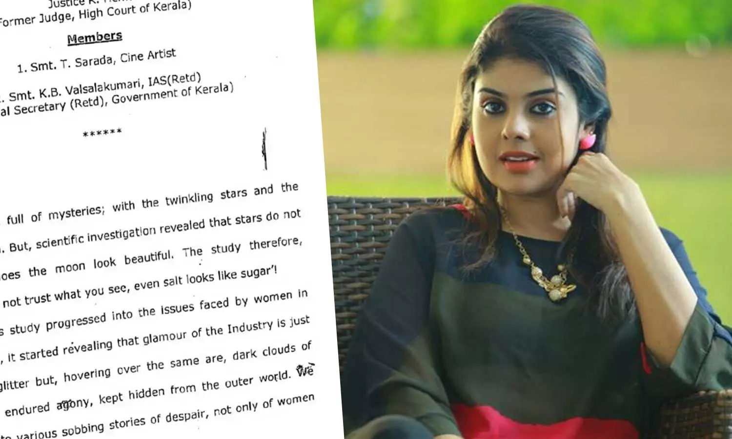 Actress Shivani reveals that she has directly experienced the incident of actors knocking on doors as per revealed in the Hema Committee report