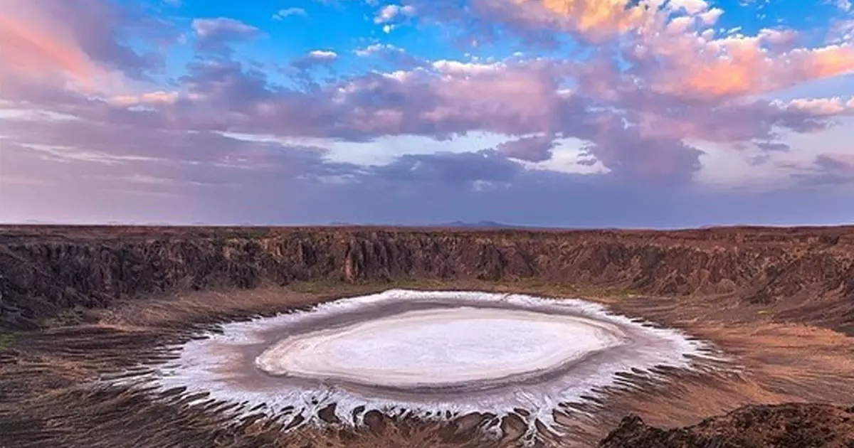 Wahba region of Saudi Arabia is also in the list of 100 unusual terrains on earth