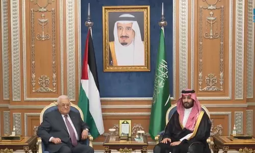 WE will stand with Palestine until they get their rights: Saudi Crown Prince and Prime Minister Mohammed Bin Salman