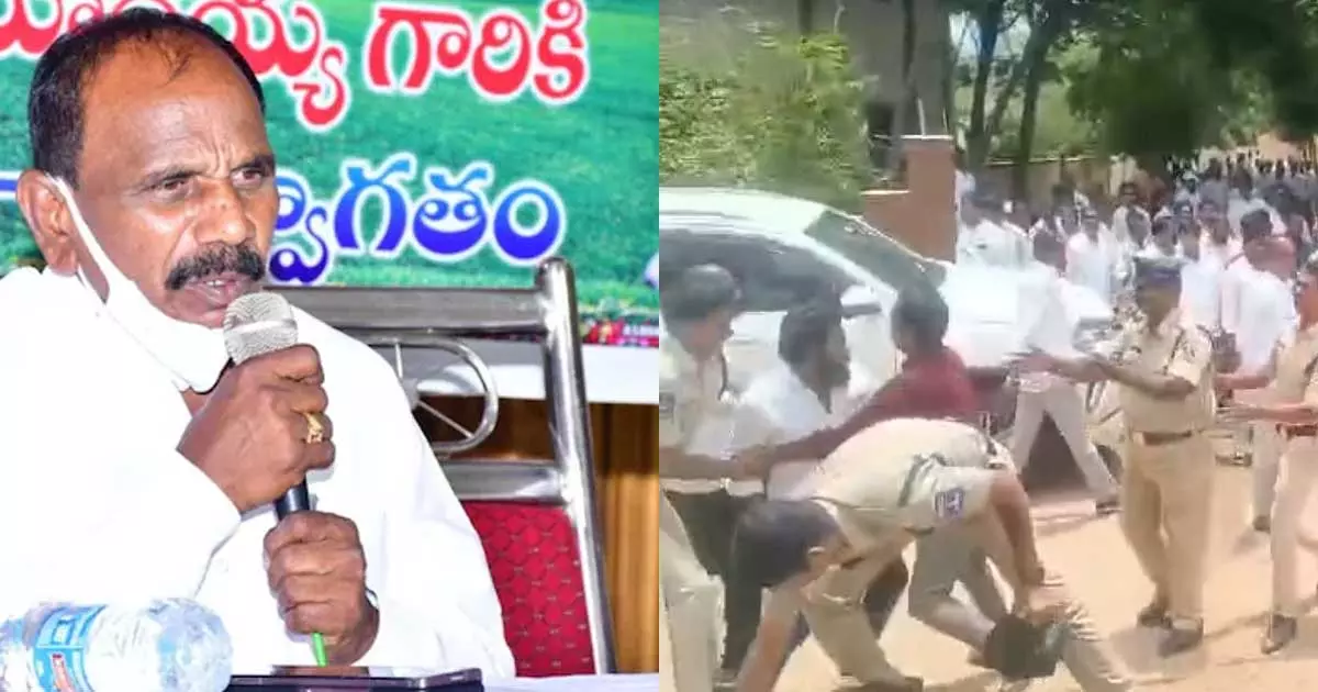 Kale Yadaiahs Vehicle Attacked With Eggs