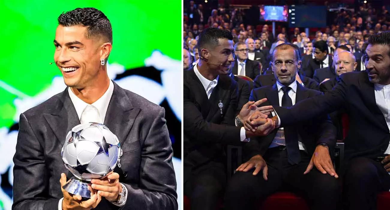 ക്രിസ്റ്റ്യാനോ റൊണാൾഡോക്ക് യുവേഫ ആദരം; ഓൾടൈം ടോപ് സ്‌കോറർ പുരസ്‌കാരം സമ്മാനിച്ചു