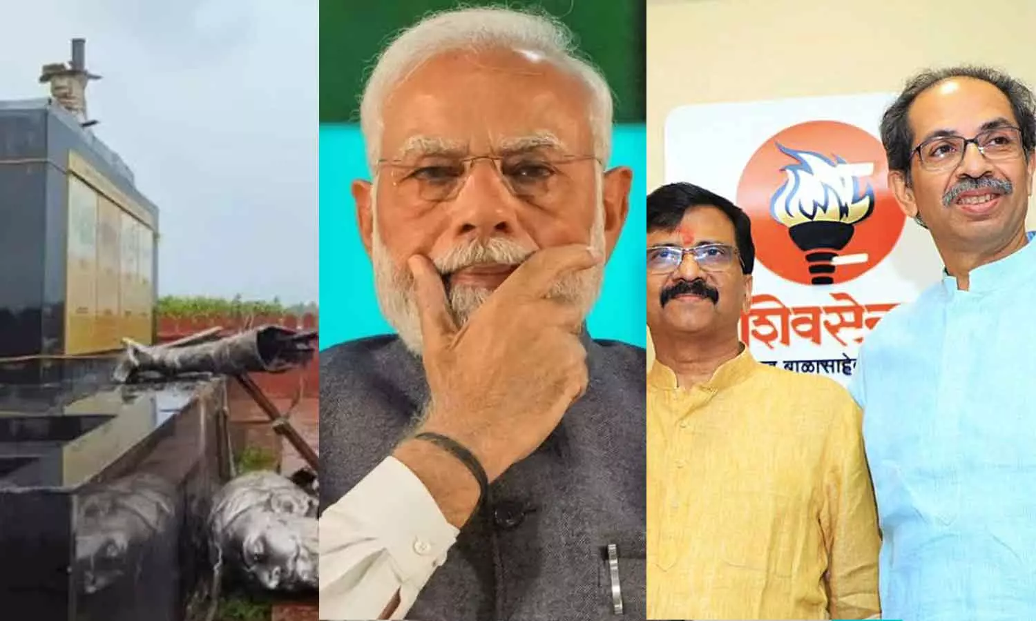 ഈ മാപ്പൊന്നും പോര; മഹാരാഷ്ട്രയിൽ ഛത്രപതി ശിവജിയുടെ പ്രതിമ വീണതിൽ ബി.ജെ.പിക്ക് ആശങ്ക: ഏറ്റെടുത്ത് പ്രതിപക്ഷം ഈ മാപ്പൊന്നും പോര; മഹാരാഷ്ട്രയിൽ ഛത്രപതി ശിവജിയുടെ പ്രതിമ വീണതിൽ ബി.ജെ.പിക്ക് ആശങ്ക: ഏറ്റെടുത്ത് പ്രതിപക്ഷം