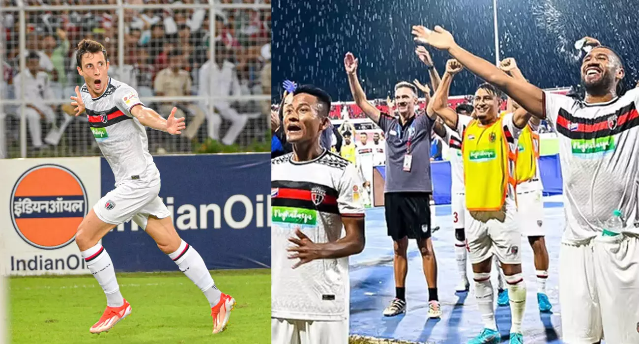 ഡ്യൂറന്റ് കപ്പിൽ നോർത്ത് ഈസ്റ്റ് ചരിതം; ബഗാനെ ഷൂട്ടൗട്ടിൽ കീഴടക്കി ആദ്യ കിരീടം ഡ്യൂറന്റ് കപ്പിൽ നോർത്ത് ഈസ്റ്റ് ചരിതം; ബഗാനെ ഷൂട്ടൗട്ടിൽ കീഴടക്കി ആദ്യ കിരീടം