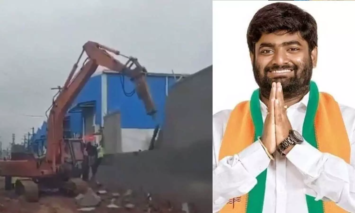 BJP corporator’s Illegal Property demolished in Hyderabad