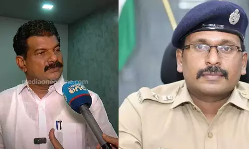 PV Anwar MLA-SP Sujith Das