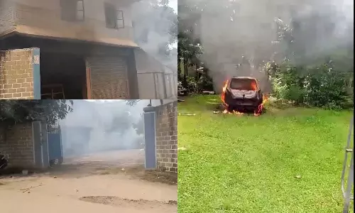 Manipur BJP Spokespersons House Set On Fire For 3rd Time