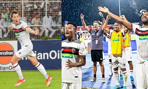 ഡ്യൂറന്റ് കപ്പിൽ നോർത്ത് ഈസ്റ്റ് ചരിതം; ബഗാനെ ഷൂട്ടൗട്ടിൽ കീഴടക്കി ആദ്യ കിരീടം ഡ്യൂറന്റ് കപ്പിൽ നോർത്ത് ഈസ്റ്റ് ചരിതം; ബഗാനെ ഷൂട്ടൗട്ടിൽ കീഴടക്കി ആദ്യ കിരീടം