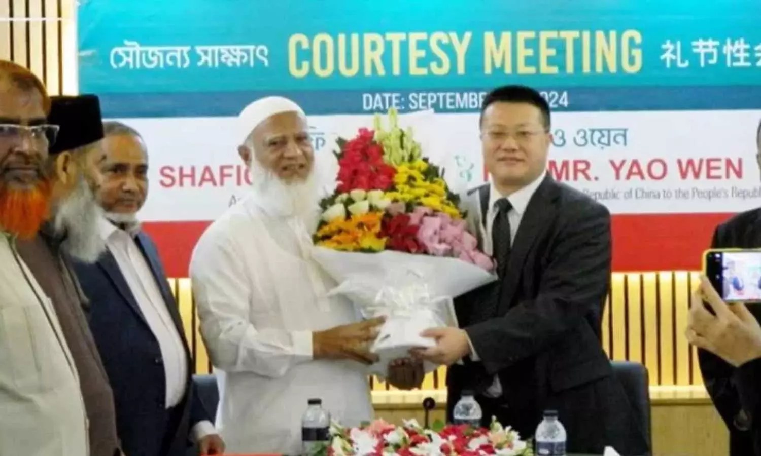 ചൈനീസ് പ്രതിനിധി സംഘം ജമാഅത്ത് നേതാക്കളുമായി കൂടിക്കാഴ്ച നടത്തി