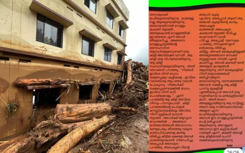 നിങ്ങള്‍ ഇവിടെ നിന്ന് വേഗം രക്ഷപെട്ടോ കുട്ടികളേ, ഇവിടെ വലിയ ഒരാപത്ത് വരാന്‍ പോകുന്നു. നിങ്ങള്‍ക്ക് രക്ഷപ്പെടണമെങ്കില്‍ വേഗം ഇവിടെ നിന്ന് ഓടിപൊയ്‌ക്കോളൂ.