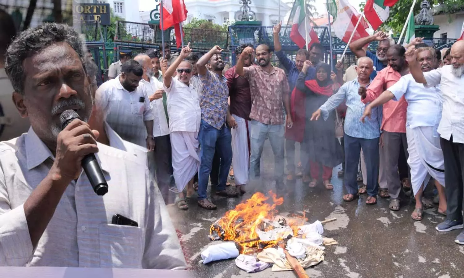 Welfare Party State General Secretary Surendran Karipuzha says that the Chief Minister is afraid to touch the police officers who are doing criminal activities