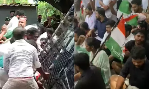 Conflict in Youth Congress March