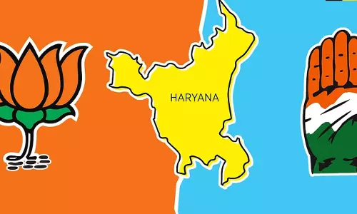 Haryana Election: Congress ready to come back with new strategies, BJP aiming for hat-trick victory, latest news malayalam, breaking news, ഹരിയാന തെരഞ്ഞെടുപ്പ്: പുതിയ തന്ത്രങ്ങളുമായി തിരിച്ചുവരാനൊരുങ്ങി കോൺ​ഗ്രസ്, ഹാട്രിക് വിജയം ലക്ഷ്യമിട്ട് ബിജെപി