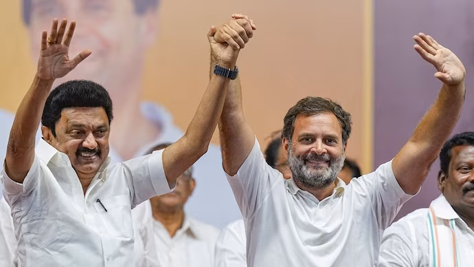 MK Stalin, Rahul Gandhi MK Stalin, Rahul Gandhi