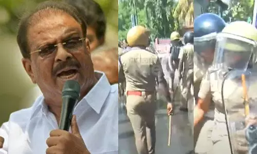 യൂത്ത് കോൺ​ഗ്രസുകാരെ മർ​​ദിച്ച പൊലീസുകാരെ വ്യക്തിപരമായി നേരിടും: കെ. സുധാകരൻ