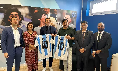 അർജന്റീന ടീം കേരളത്തിലേക്ക്...; കായിക മന്ത്രി അർജന്റീന ഫുട്ബോൾ അസോസിയേഷനുമായി കൂടിക്കാഴ്ച നടത്തി