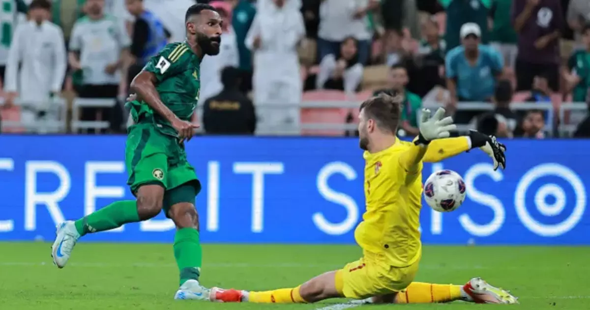 Saudi-Indonesia football match 1-1 draw