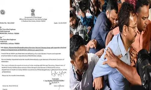 After the woman doctor was killed, the hospital was ordered to be renovated; In former principal Sandeep Ghoshs circular controversy,latest news malayalam, വനിതാ ഡോക്ടർ കൊല്ലപ്പെട്ടതിനു പിന്നാലെ ആശുപത്രി നവീകരണത്തിന് ഉത്തരവ്; മുൻ പ്രിൻസിപ്പൽ സന്ദീപ് ഘോഷിന്റെ സർക്കുലർ വിവാദത്തിൽ