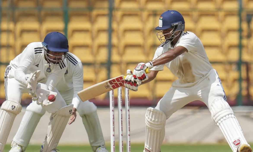 Musheer Khan falls short of double century; India B all out for 321 runs