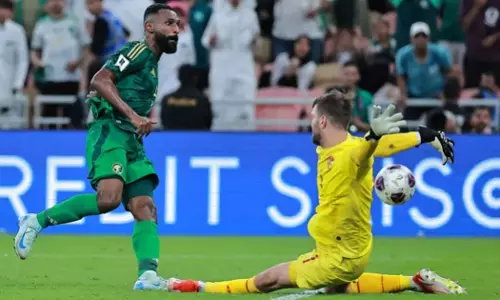 Saudi-Indonesia football match 1-1 draw