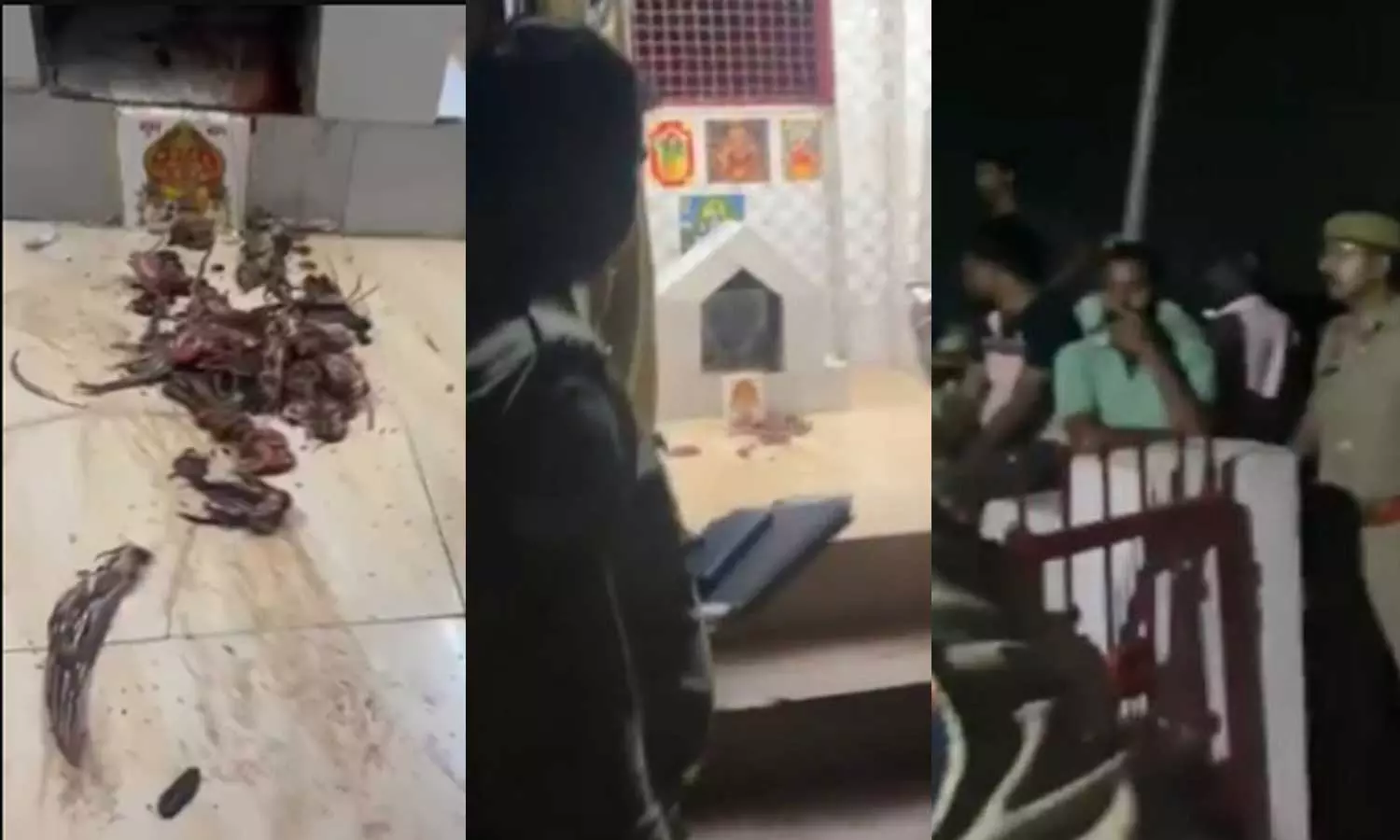UP Man throws chicken remains inside Siddha Baba Temple