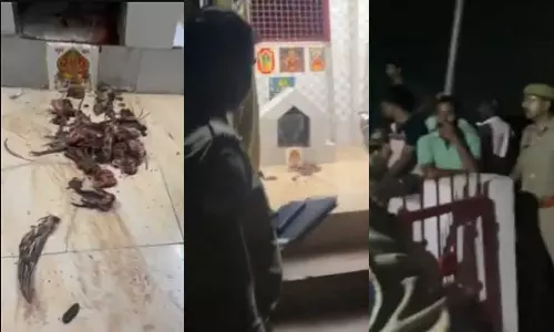 UP Man throws chicken remains inside Siddha Baba Temple