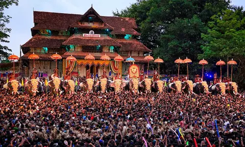 Thrissur Town East Police registers case in Thrissur Pooram ruckus