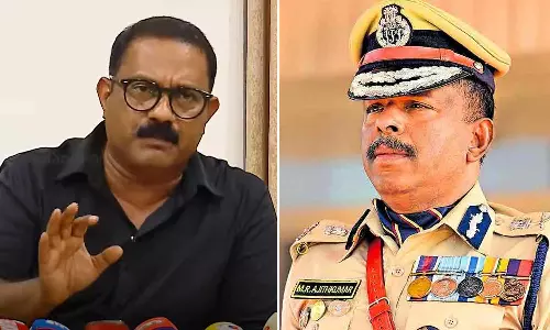 km shaji and adgp ajith kumar