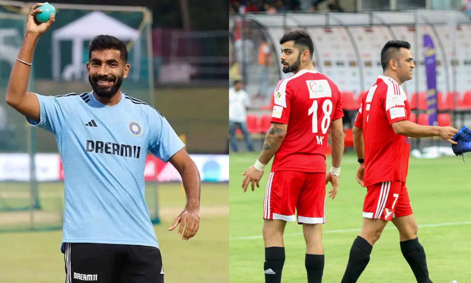 ക്രിക്കറ്റിലെ മികച്ച ഫുട്‌ബോൾ താരങ്ങൾ; അഞ്ച് പേരെ തെരഞ്ഞെടുത്ത് ബുംറ