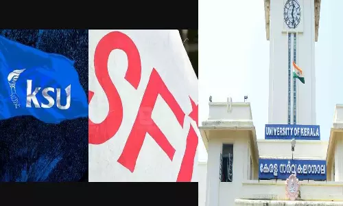 കെഎസ്യു-എസ്എഫ്ഐ സംഘർഷം; കേരള സർവകലാശാല സെനറ്റ് തെരഞ്ഞെടുപ്പ് റദ്ദാക്കി കെഎസ്യു-എസ്എഫ്ഐ സംഘർഷം; കേരള സർവകലാശാല സെനറ്റ് തെരഞ്ഞെടുപ്പ് റദ്ദാക്കി