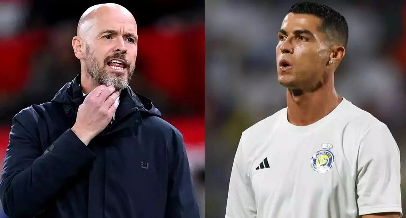 Cristiano a long way from Manchester; United coach Tenhag with the answer
