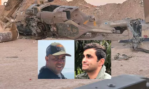 ഗസ്സയിൽ ഹെലികോപ്റ്റർ തകർന്ന് രണ്ട് ഇസ്രായേൽ സൈനികർ കൊല്ലപ്പെട്ടു ഗസ്സയിൽ ഹെലികോപ്റ്റർ തകർന്ന് രണ്ട് ഇസ്രായേൽ സൈനികർ കൊല്ലപ്പെട്ടു