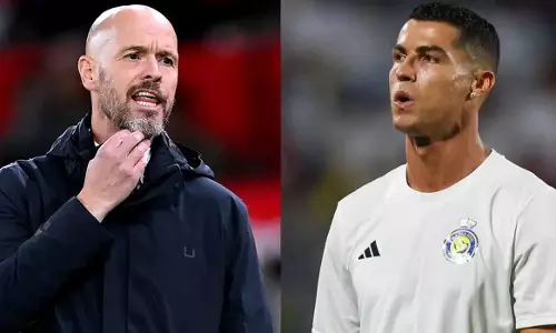 Cristiano a long way from Manchester; United coach Tenhag with the answer