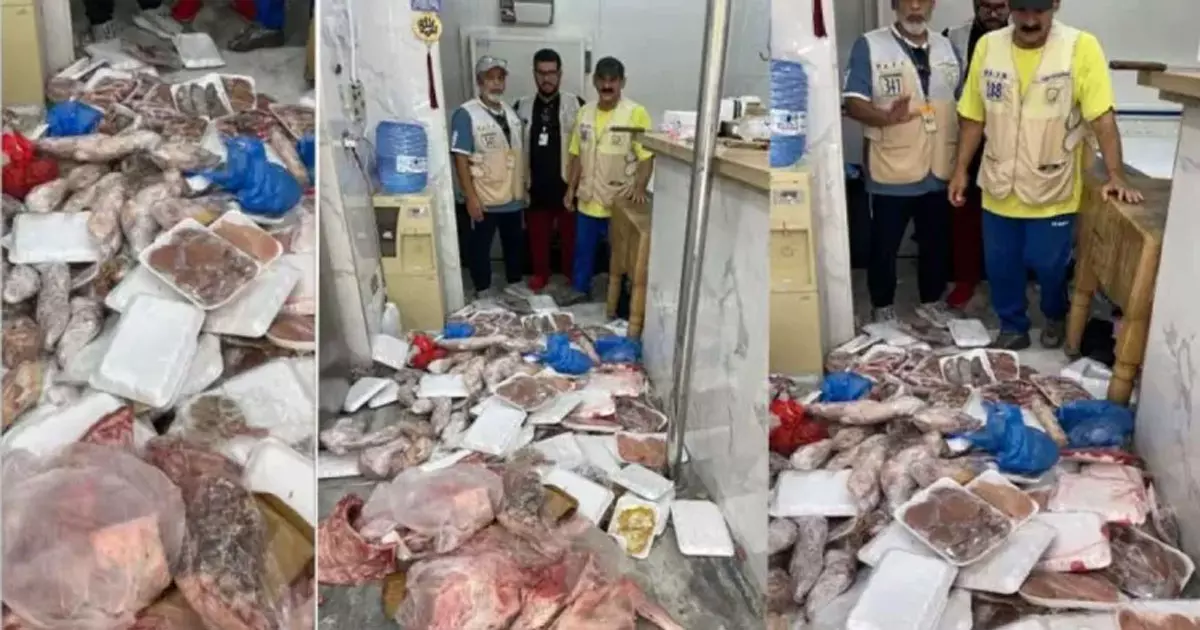 250 kg of spoiled meat seized in Kuwait Hawalli