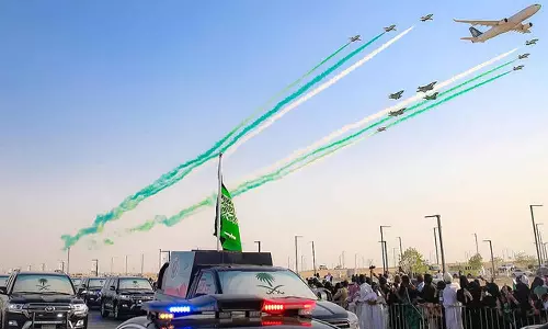 സൗദി ദേശീയ ദിനം: ആഘോഷങ്ങൾക്ക് തുടക്കമിട്ട് പ്രതിരോധ മന്ത്രാലയം