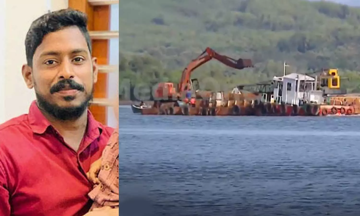 Search will continue in Shirur Dredger left to the landslide site along the Gangavali River Search will continue in Shirur Dredger left to the landslide site along the Gangavali River
