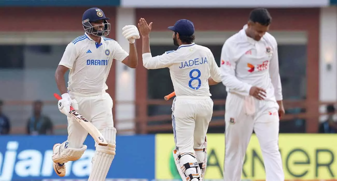 ആർ അശ്വിന് സെഞ്ച്വറി; ബംഗ്ലാദേശിനെതിരെ ഇന്ത്യ മികച്ച നിലയിൽ, 339-6