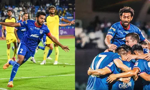 ഡബിളടിച്ച് ഛേത്രി; ഐ.എസ്.എല്ലിൽ ഹൈദരാബാദിനെ തകർത്ത് ബെംഗളൂരു, 3-0